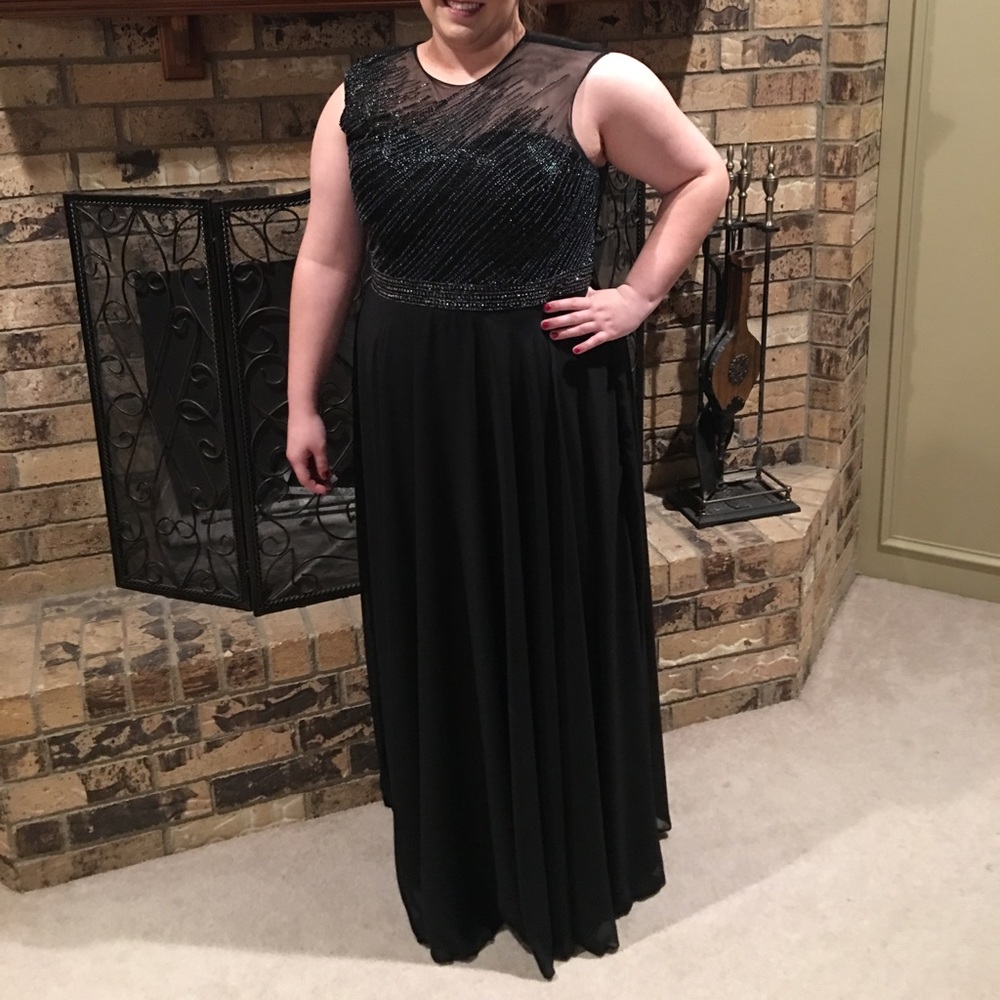 Black Full Length Formal Dress